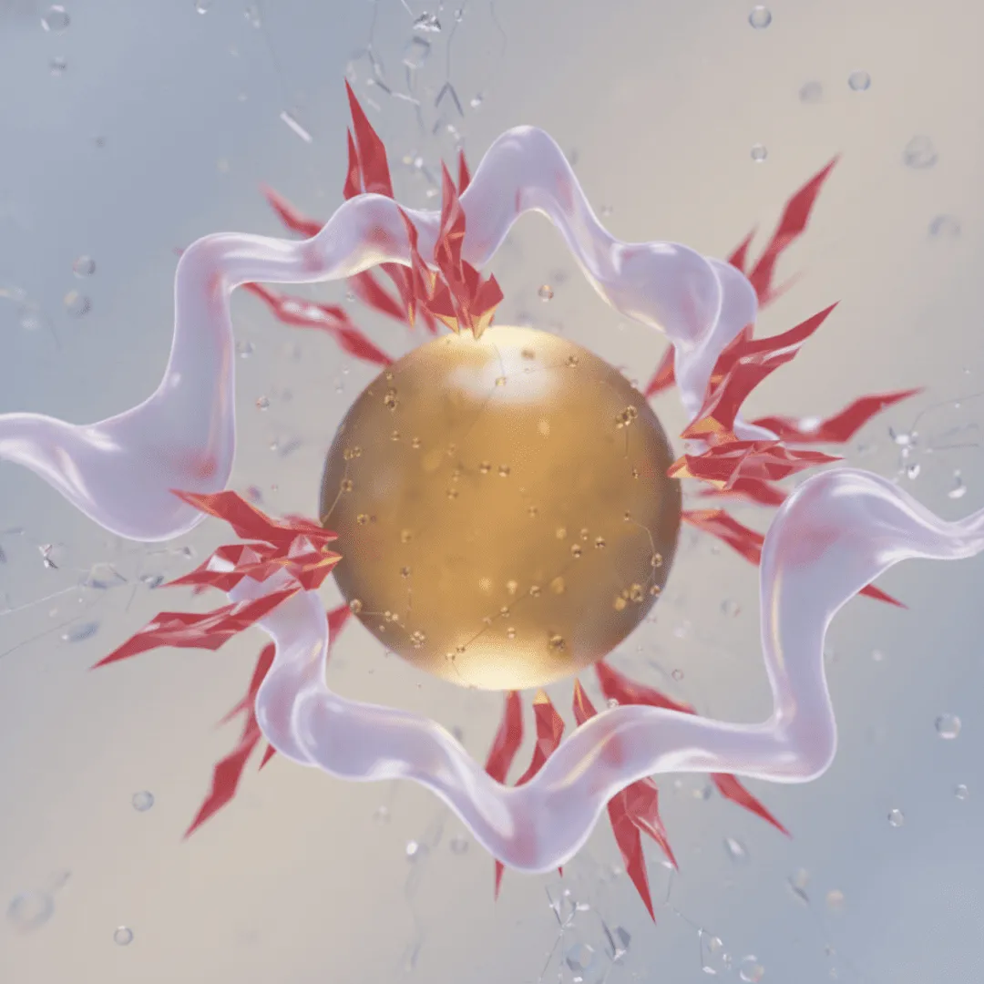 Representación científica de la calma celular