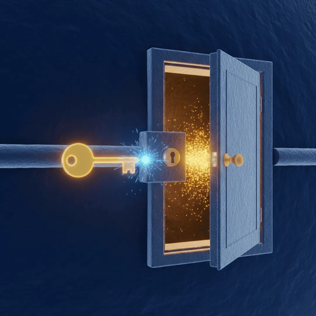 Ilustración científica de la insulina y el inositol en la célula